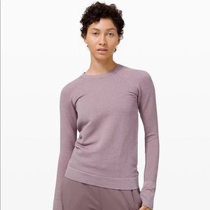 Lululemon Rest Less Pullover size 8 purple/lavender
